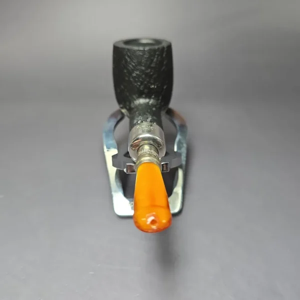 Peterson Amber Spigot X105 Sandblasted Billiard Estate Briar Pipe, Unsmoked - Image 6