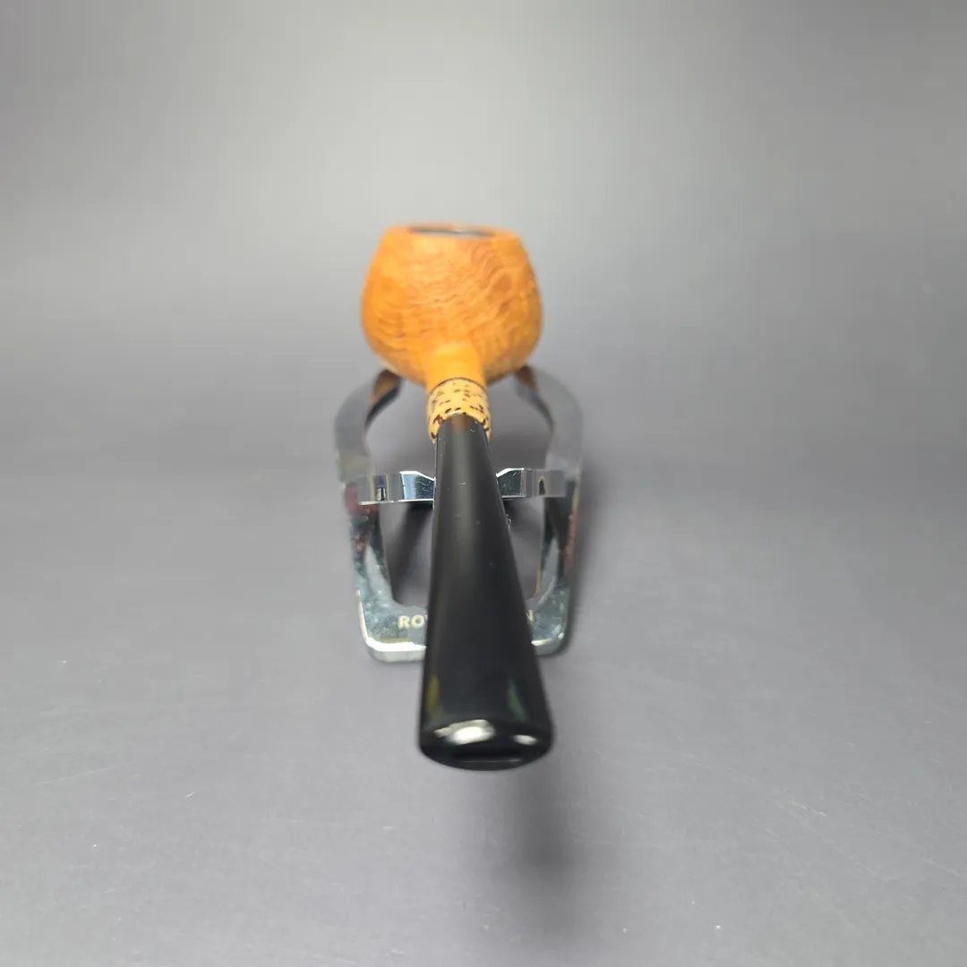 Emiliano Tan Sandblasted Prince w/ Jupati Handmade Briar Pipe, New - Image 6