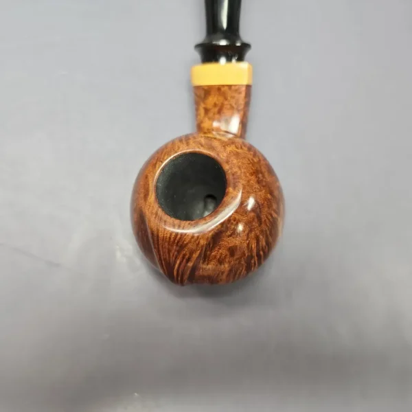 Massimo Damini Smooth Asymmetric Blowfish w/ Boxwood Estate Briar Pipe, Unsmoked - Image 6