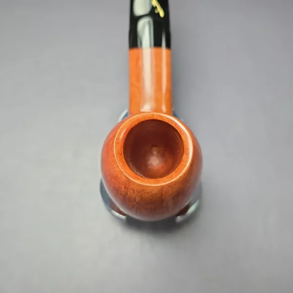 Savinelli Autograph 4 Smooth Freehand Egg Estate Briar Pipe, Unsmoked, 6mm - Image 6