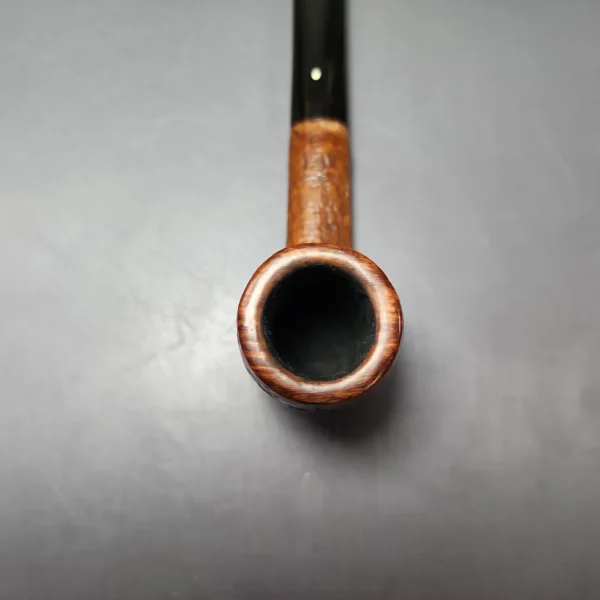 Dunhill Tanshell Sandblasted Oval Shank Billiard Estate Briar Pipe, English Estates - Image 6
