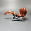 19th c. CPF Best Make Real Amber Bent Bulldog Estate Briar Pipe, Unsmoked - Image 6