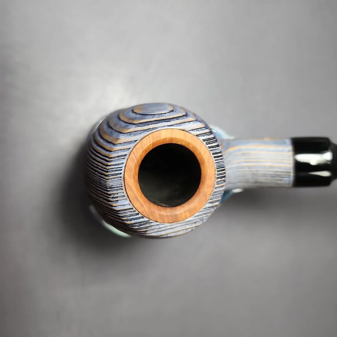 Vauen Patina 237 Sandblasted Apple Estate Briar Pipe, Unsmoked, 9mm - Image 6