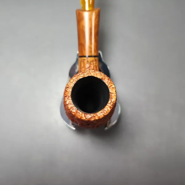 Ascorti Business Rusticated Stack Billiard Estate Briar Pipe, Unsmoked - Image 6