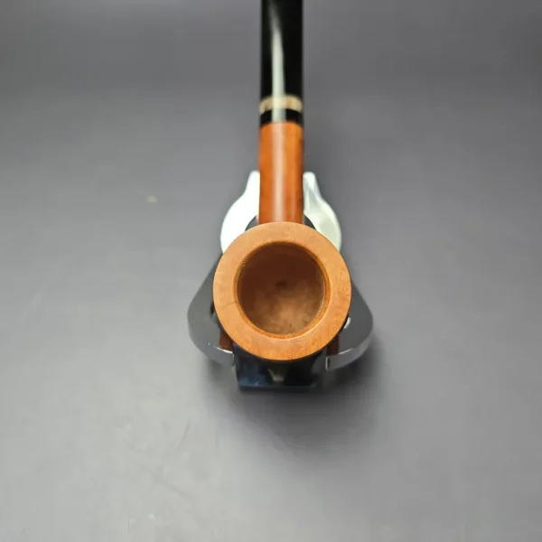 BST (Todd Bannard) 2 Foot Grade Smooth Billiard w/ Imitation Horn Estate Briar Pipe, Unsmoked - Image 6