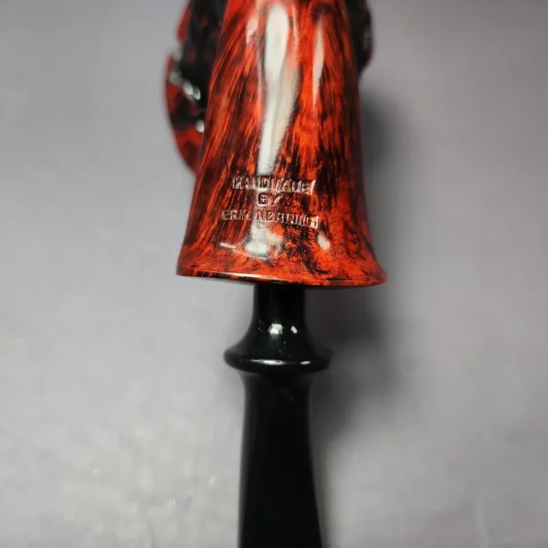 Nording Fantasy Partially Rusticated Freehand Estate Briar Pipe, Unsmoked - Image 6