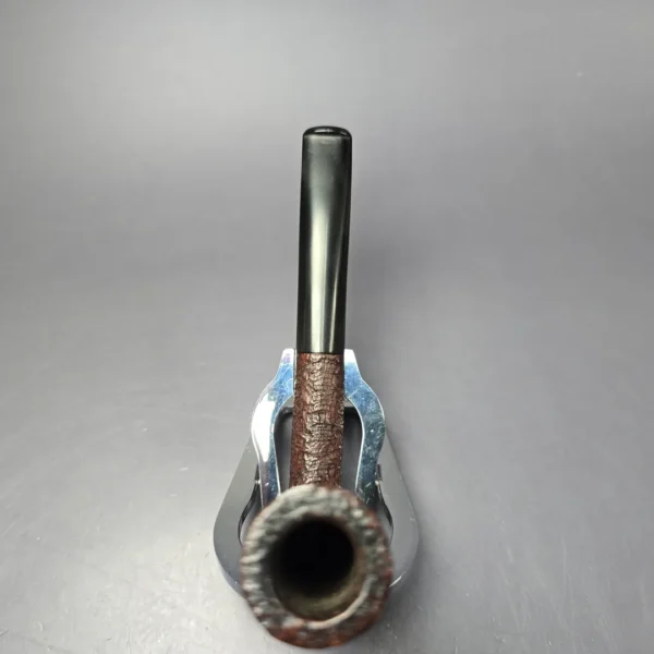 Pipe Dan Dan Shape Chimney 98 Sandblasted Stack Estate Briar Pipe, Danish Estates - Image 6
