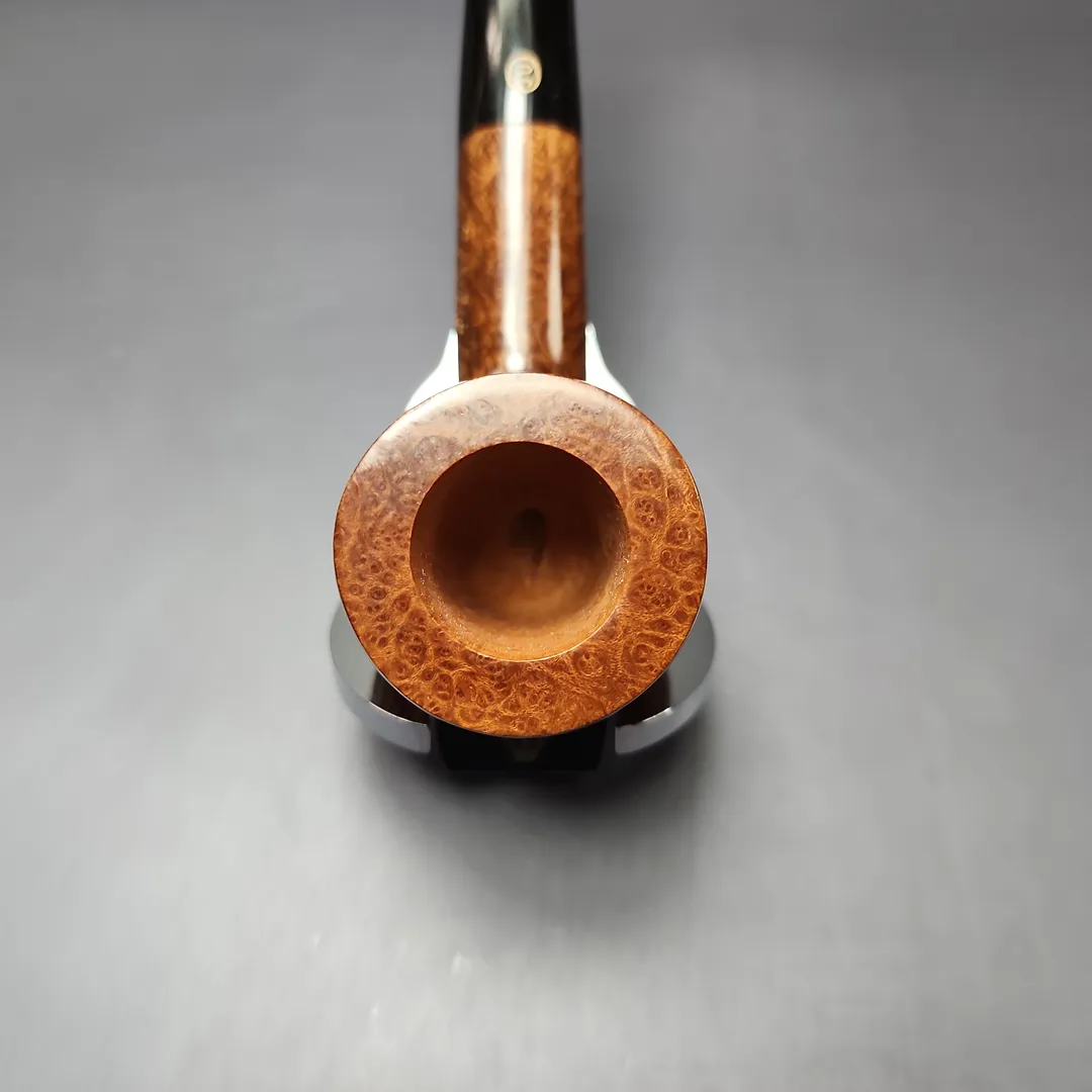 James Upshall B Grade Group 6 Smooth Billiard Estate Briar Pipe, Unsmoked - Image 6