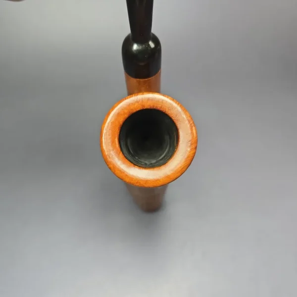 Ed Burak Connoisseur Magnum Partially Rusticated Cavalier Estate Briar Pipe, Unsmoked - Image 6