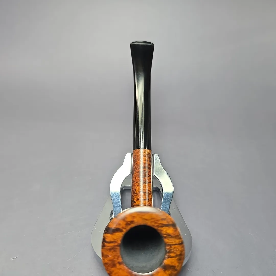 Herriot Pipes Smooth Golden Contrast Bell Dublin Handmade Briar Pipe, New - Image 6