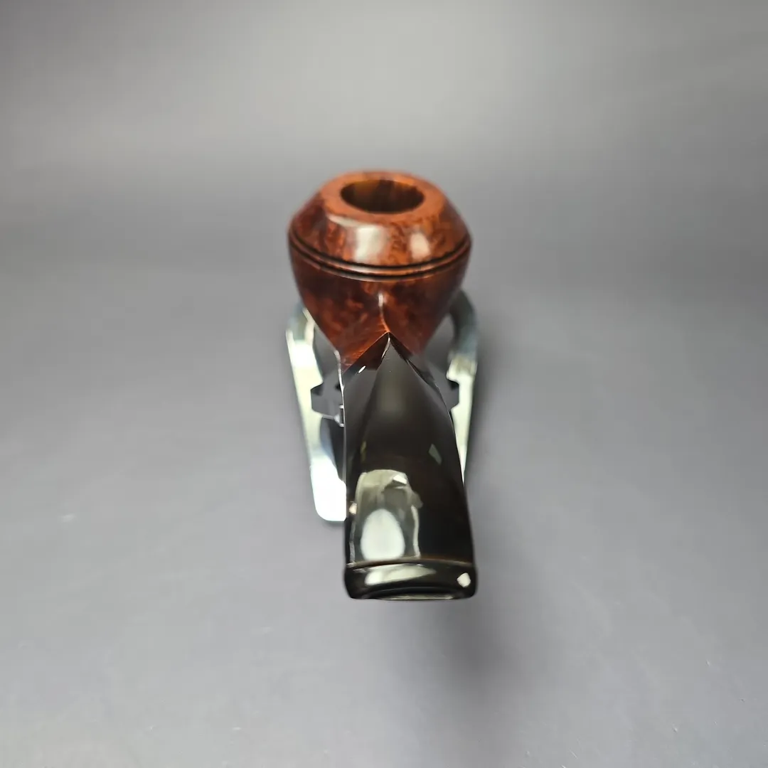 Dunhill 2004 Amber Root 4108 Bent Bulldog Estate Briar Pipe, Unsmoked - Image 6