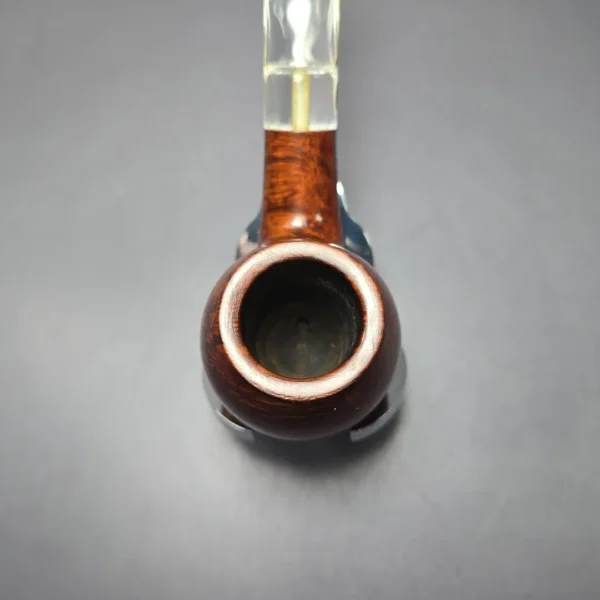 GBD Rose Collector 9633 Smooth Apple w/ Perspex Estate Briar Pipe, English Estates - Image 6