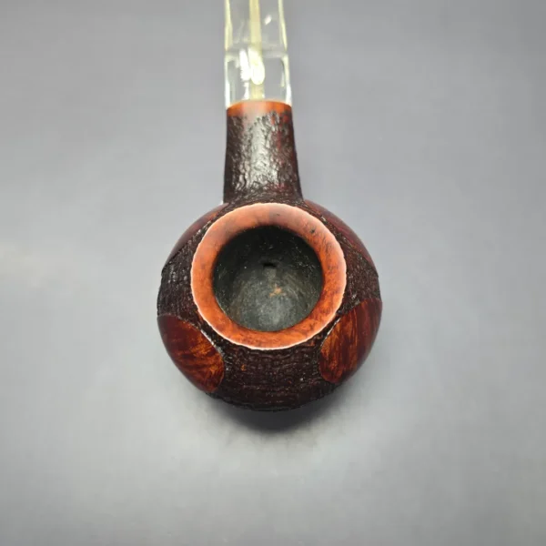 GBD Pre-1980s Fantasy Colossus 9643 Partially Sandblasted Diplomat Estate Briar Pipe, English Estates - Image 6