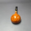 C-Pipe Smooth Tomato w/ Bamboo Handmade Briar Pipe, New - Image 6