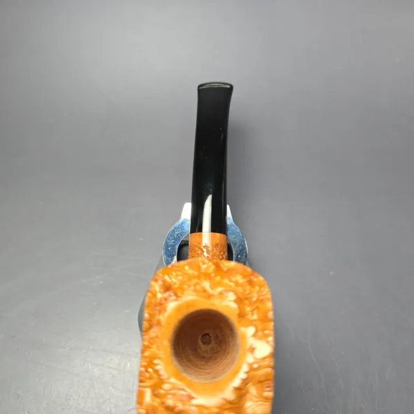 Moretti 2018 XL Rusticated Freehand Dublin Estate Briar Pipe, Unsmoked - Image 6