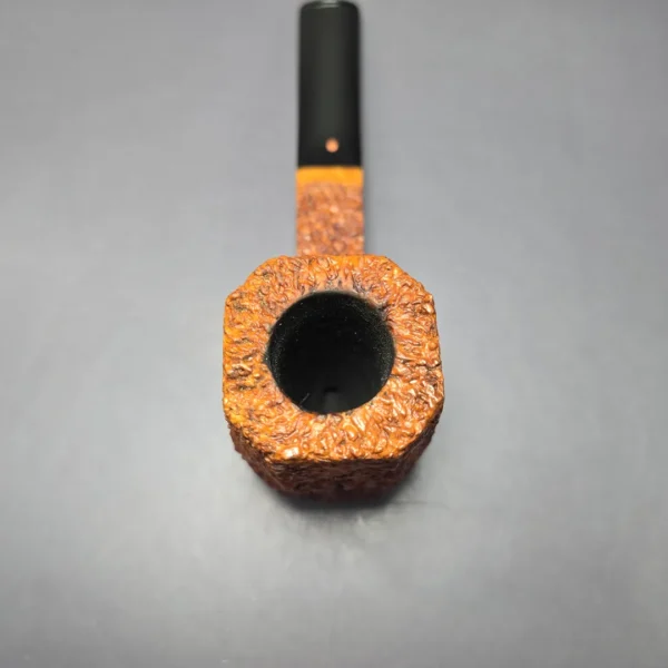 Ser Jacopo Pre-1994 Renaissance 127 Rusticated Panel Estate Briar Pipe, Italian Estates - Image 6