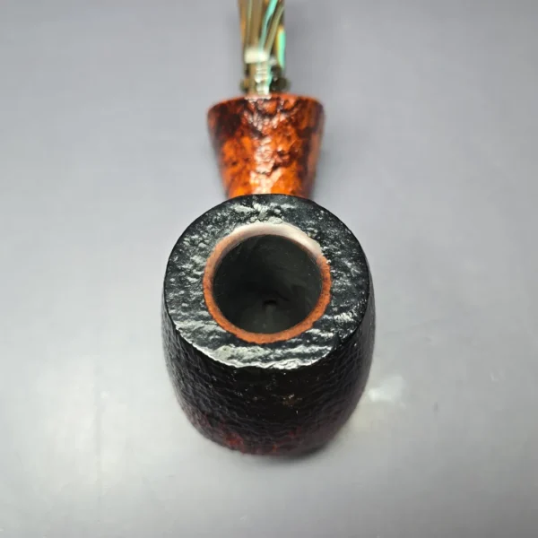 Peder Jeppesen Ida Contrast Sandblasted Volcano Estate Briar Pipe, Danish Estates - Image 6
