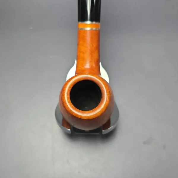 Molina Smooth Bent Billiard Estate Briar Pipe, Unsmoked, 9mm - Image 6