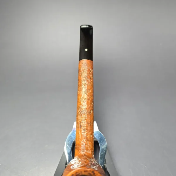 Dunhill 1958 Tanshell ES "Extra Long Shank" Sandblasted Canadian Estate Briar Pipe, English Estates - Image 6