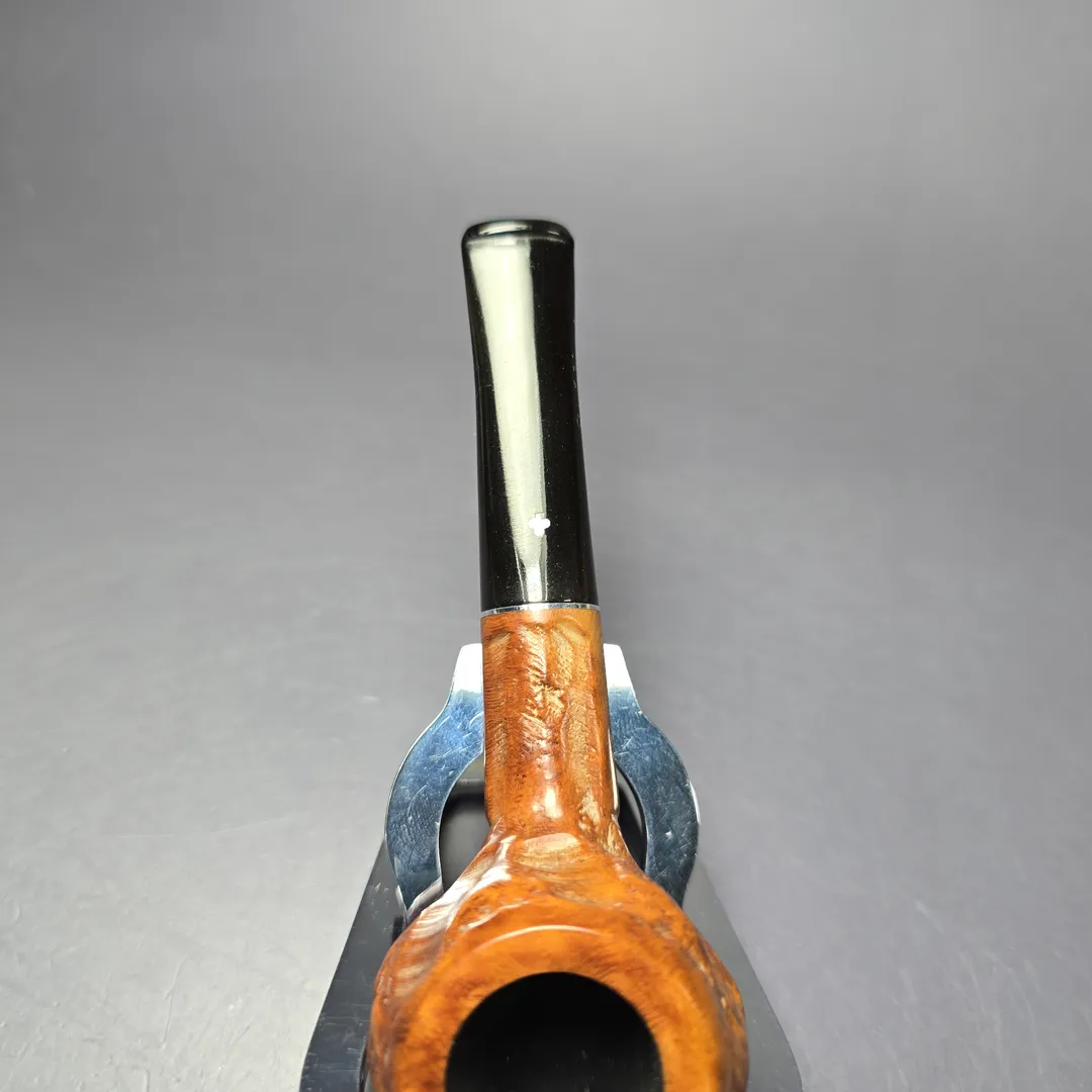 Kaywoodie Drinkless Tuckaway Rusticated Nosewarmer Apple Estate Briar Pipe, American Estates - Image 6
