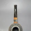 Bjarne XL Partially Rusticated Bulldog Estate Briar Pipe, Danish Estates - Image 6