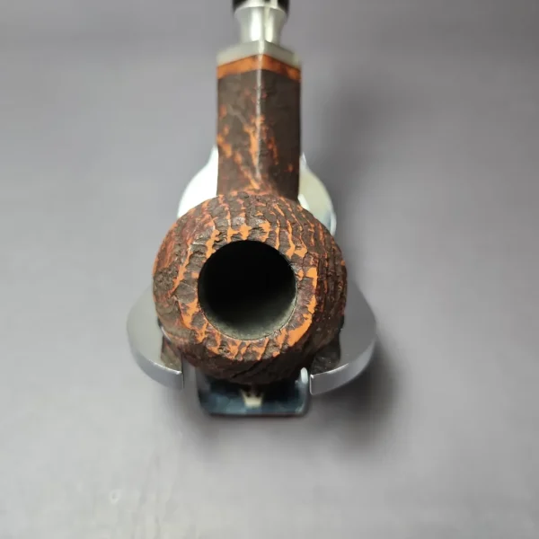 Nording Valhalla Spigot 351 Sandblasted Bulldog Estate Briar Pipe, Unsmoked, 9mm - Image 7