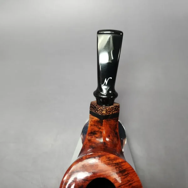 Nording Nosewarmer 3 2 Smooth Dublin w/ Black Palm Estate Briar Pipe, Unsmoked - Image 7
