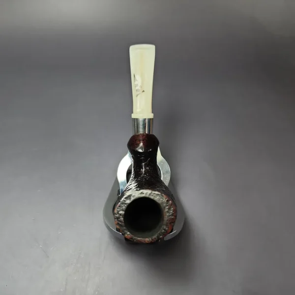 Jolly Roger Tortuga by Roger Wallenstein Sandblasted Estate Briar Pipe, German Estates 9mm - Image 8