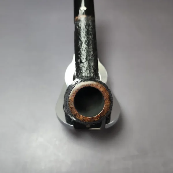 Caminetto Sandblasted Oval Shank Apple Estate Briar Pipe, Italian Estates - Image 7