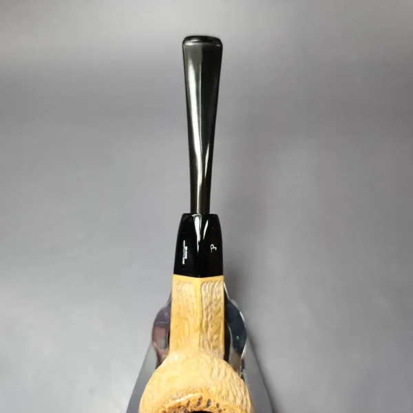 Pioneer Rusticated Bulldog Estate Block Meerschaum Pipe, American Estates - Image 7