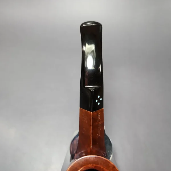 Sasieni 4 Dot Walnut 55 Smooth Bent Pot Estate Briar Pipe, English Estates - Image 7