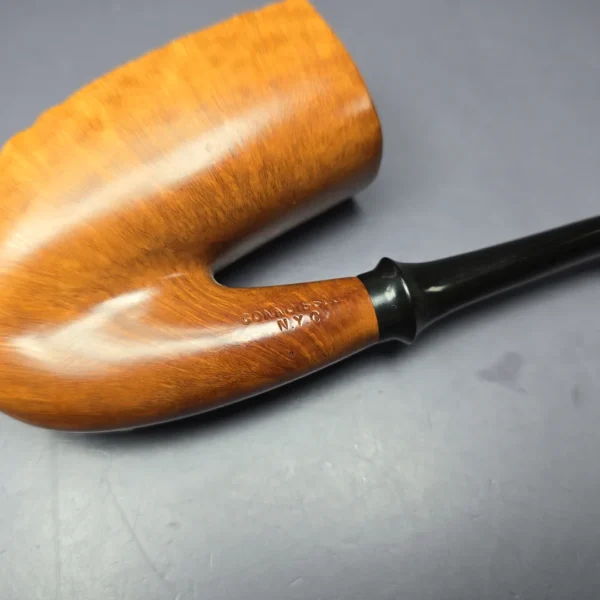 Ed Burak Connoisseur Smooth Oom Paul w/ Plateaux Estate Briar Pipe, Unsmoked - Image 7