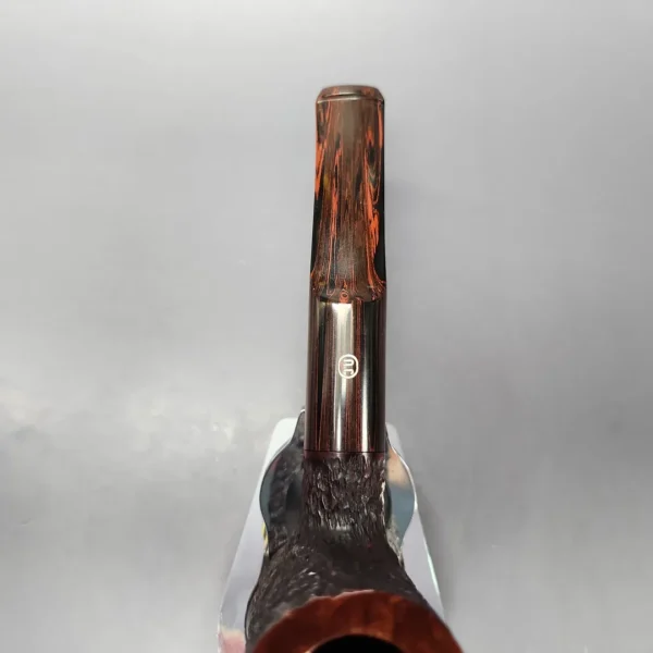 James Upshall Bark EXL Rusticated Poker w/ Cumberland Estate Briar Pipe, Unsmoked - Image 7