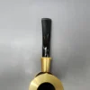 Tsuge Yoroi Metal Tankard Gold Sandblasted Poker Estate Briar Pipe, Unsmoked, 9mm - Image 7