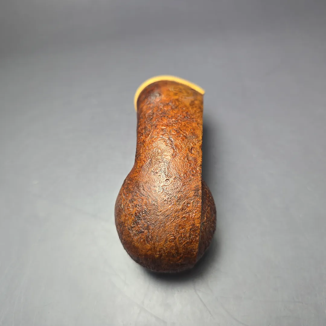 Denis Rusakov Sandblasted Fish w/ Boxwood Estate Briar Pipe, Other Estates - Image 7