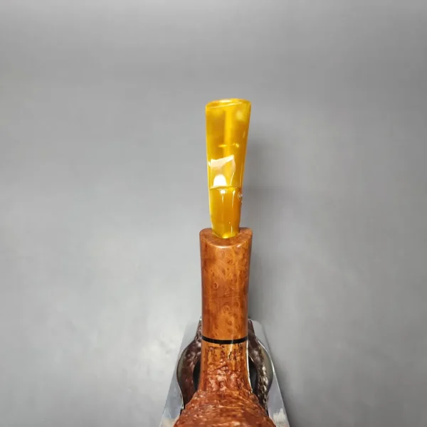 Ascorti Business Rusticated Stack Billiard Estate Briar Pipe, Unsmoked - Image 7