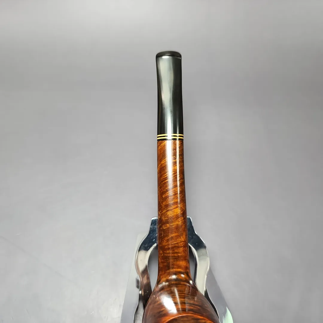 Mina Pipes Smooth Canadian w/ Boxwood Estate Briar Pipe, Unsmoked - Image 7