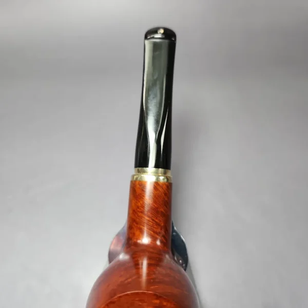 Vauen 3211 Smooth Billiard w/ Brass Estate Briar Pipe, Unsmoked, 9mm - Image 7