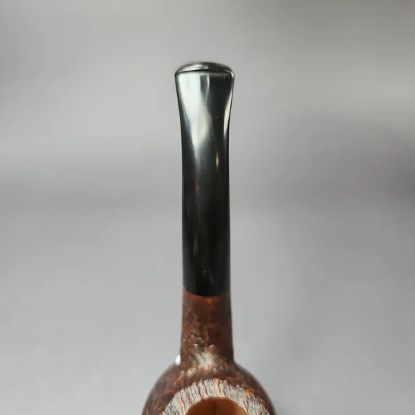 Mina Pipes Sandblasted Volcano Estate Strawberry Briar Pipe, Unsmoked - Image 7