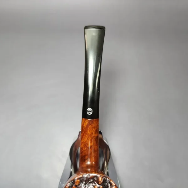 James Upshall A Grade ExL Smooth Stacked Pickaxe Estate Briar Pipe, Unsmoked - Image 8