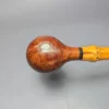 Dunhill 1986 Root Briar 5161 Smooth Apple w/ Bamboo Estate Briar Pipe, English Estates - Image 7