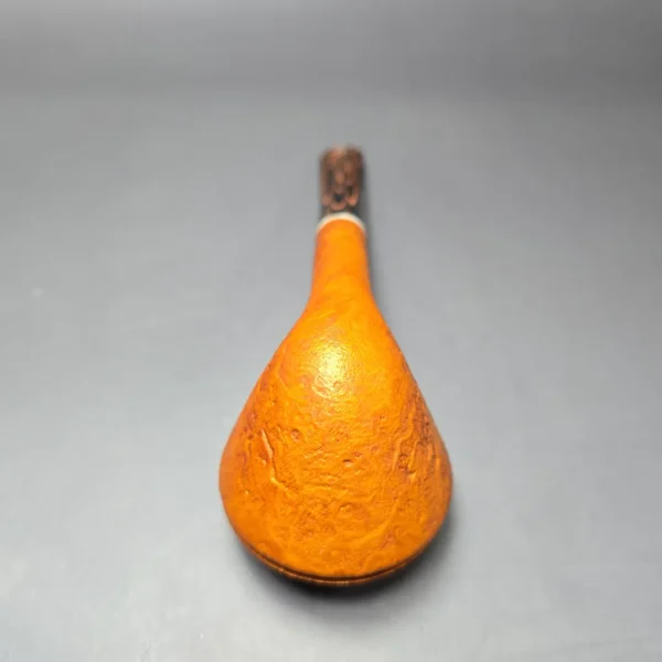 Christophe Wolff Sandblasted Rhodesian w/ Ivorite Handmade Briar Pipe, New - Image 7
