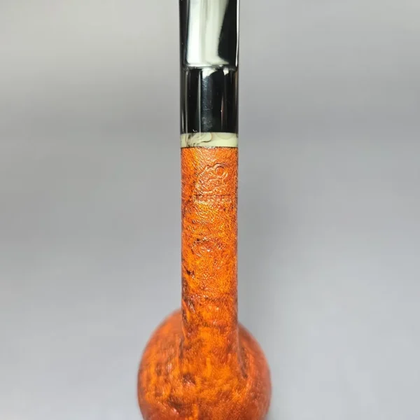 Christophe Wolff Contrast Sandblasted Brandy Handmade Briar Pipe, New - Image 7