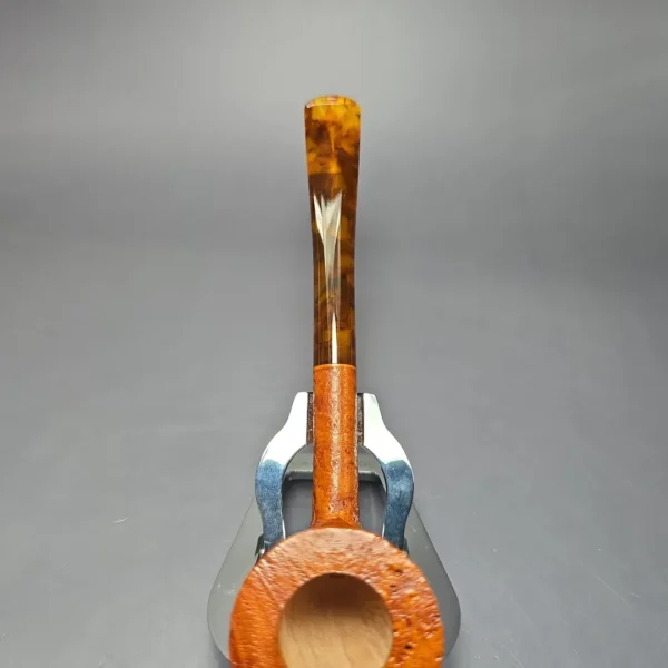 Wolff Pipes "Icarus" Sandblasted Dublin Handmade Strawberry Briar Pipe, New - Image 7