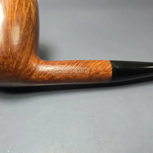 James Upshall 1980s P Grade Smooth Billiard Estate Briar Pipe, English Estates - Image 7