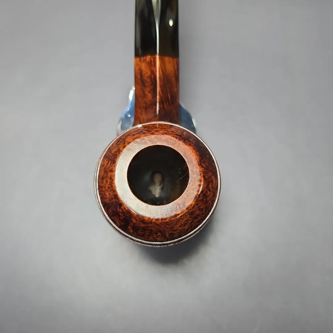 Dunhill 2004 Amber Root 4108 Bent Bulldog Estate Briar Pipe, Unsmoked - Image 7