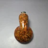 C-Pipe Smooth Reverse Calabash Mushroom w/ Ivorite Handmade Briar Pipe, New - Image 7