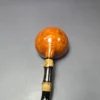 C-Pipe Smooth Tomato w/ Bamboo Handmade Briar Pipe, New - Image 7