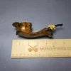 C-Pipe Smooth Surfing Dublin w/ Boxwood Handmade Briar Pipe, New - Image 7