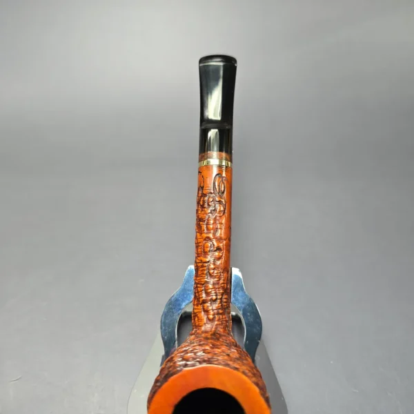 Aldo Velani Classica Brut 200 Rusticated Lovat Estate Briar Pipe, Unsmoked - Image 7